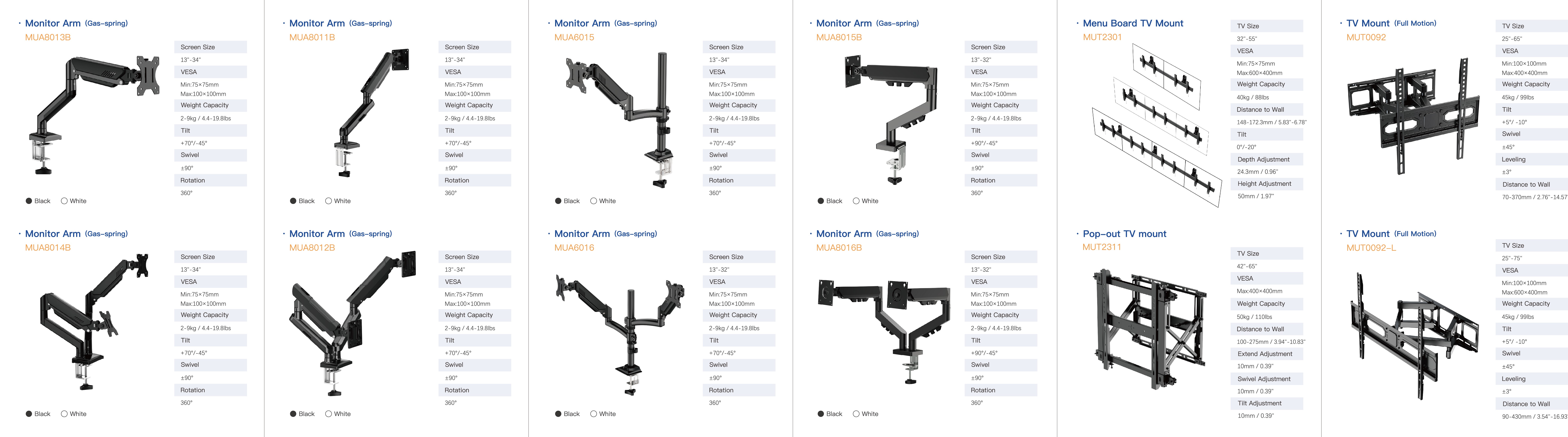 TV Wall Mount / Monitor Bracket / Standing Desk / Monitor Riser Image